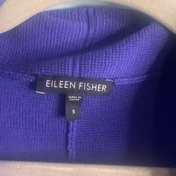 Eileen Fisher Silk Blend Waterfall Cardigan - Picture 3 of 5